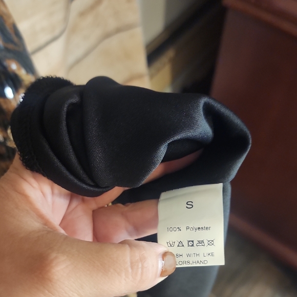 Leopard Print Sequin Dress - Picture 3 of 5